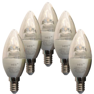 Foto 1 | Foco Led Tipo Vela Hee FVC37 Luz Cálida 4w E14 5 Piezas