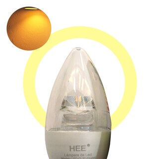 Foto 3 | Foco Led Tipo Vela Hee FVC37 Luz Cálida 4w E14 5 Piezas