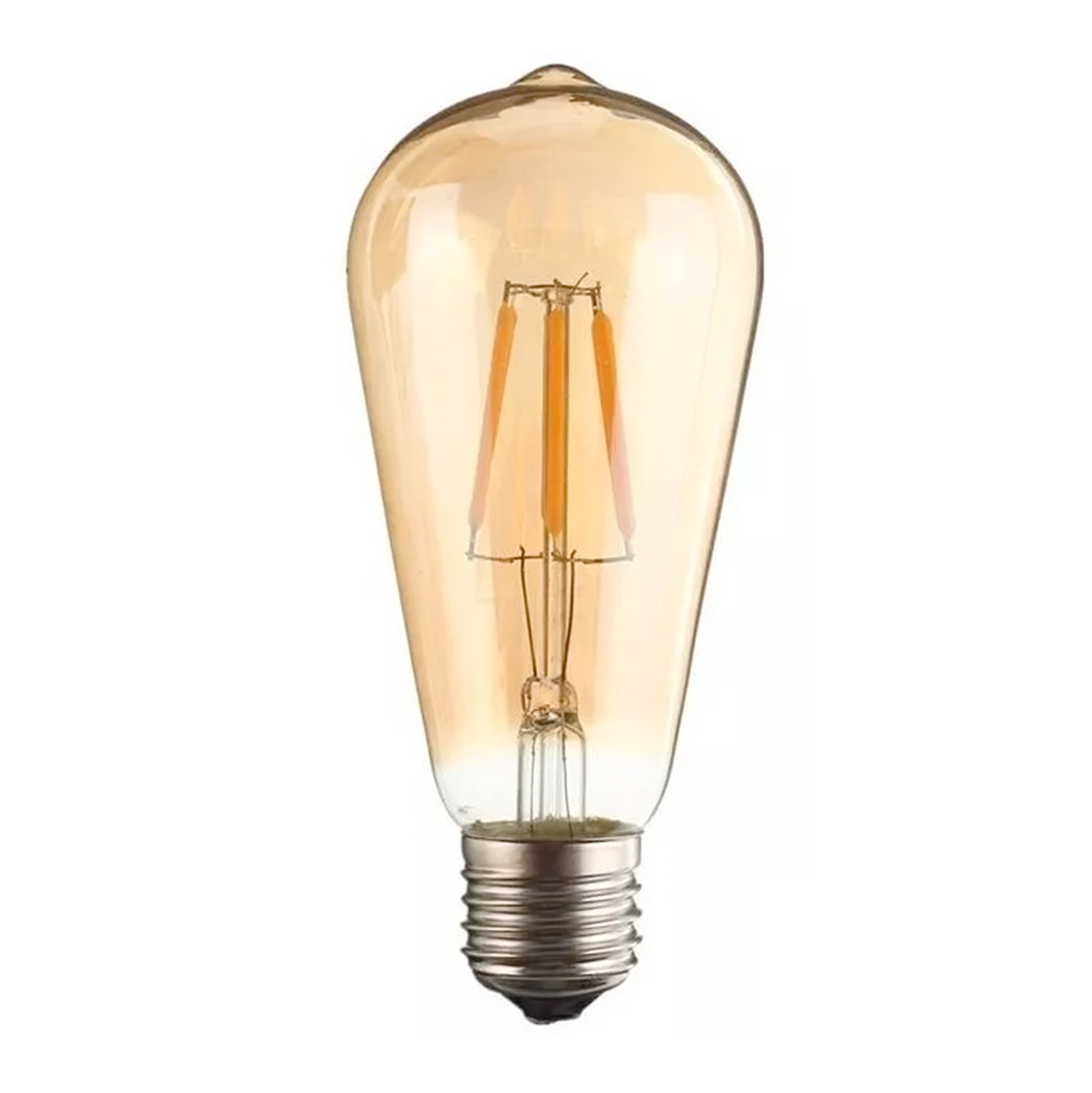 Foto 4 pulgar | 20 Foco Edison Vintage Bulbo Led St64 4w