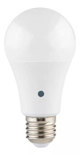 Foto 1 | Foco Led Con Fotocelda Estevez 9w Luz Cálida E26