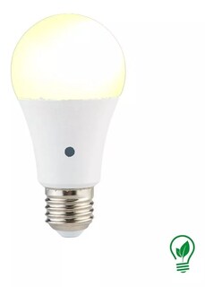 Foto 2 | Foco Led Con Fotocelda Estevez 9w Luz Cálida E26