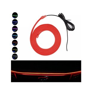 Foto 3 | Tira de Luces LED de Circulación Belug Roja para Capó de Auto