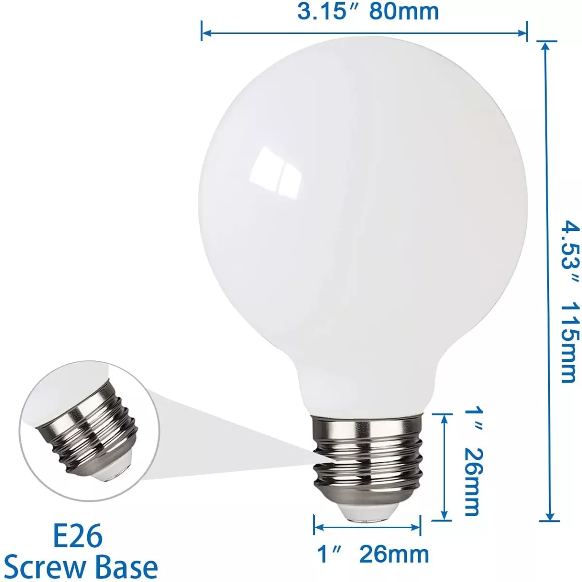 Foto 3 | Bombillas Led Eo Safe Imports ESI-11117 Blancas 4 Piezas