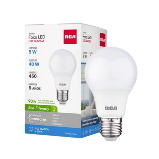 Foto 1 | Foco Led RCA RC-F5I40-B Luz Blanca 5w Blanco
