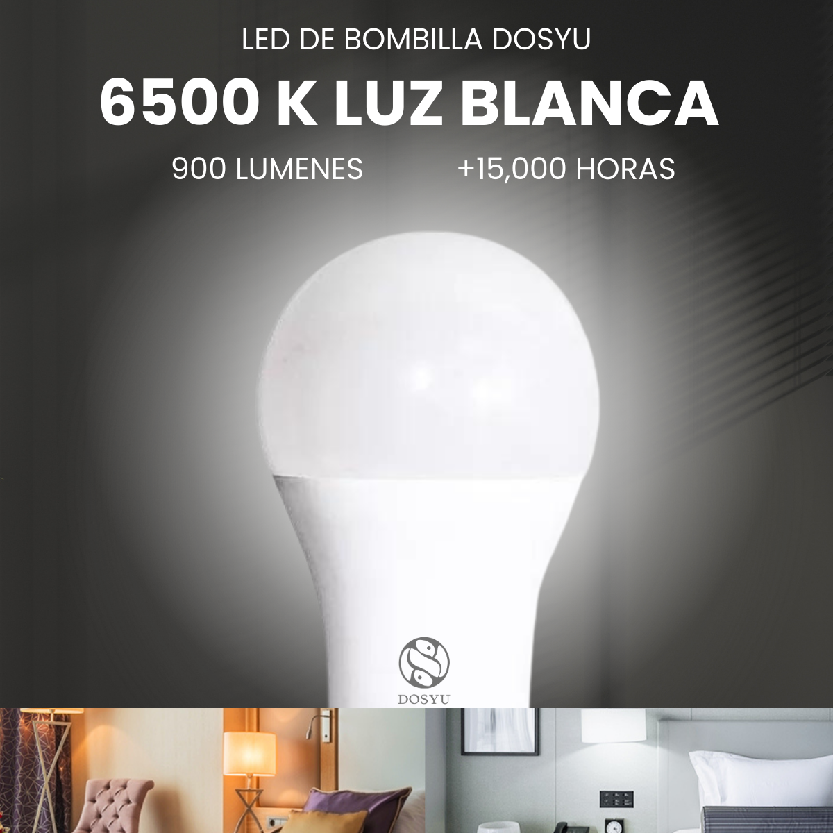 Foto 8 pulgar | Set de 6 Focos Led 10w 127v Luz Blanca Brillante