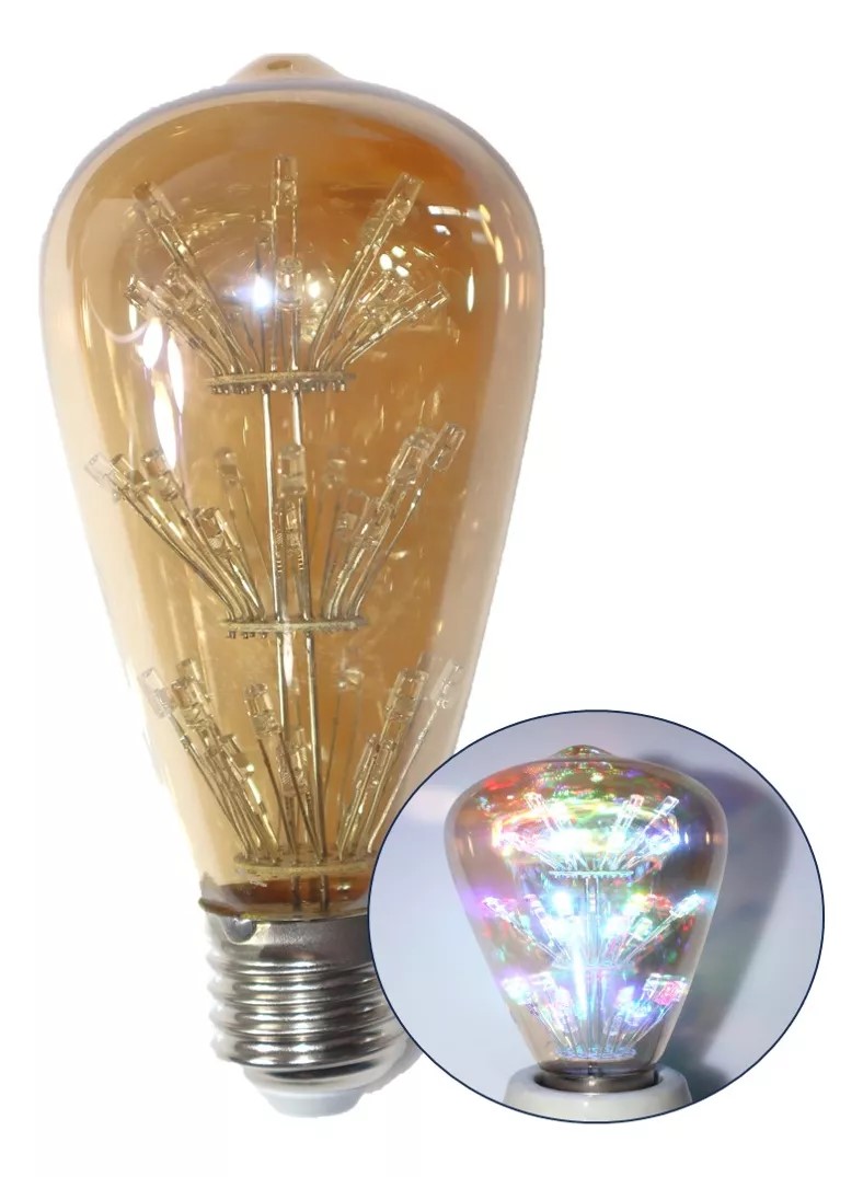 Foto 3 | Foco Luz Hada Led Luciérnaga Multicolores