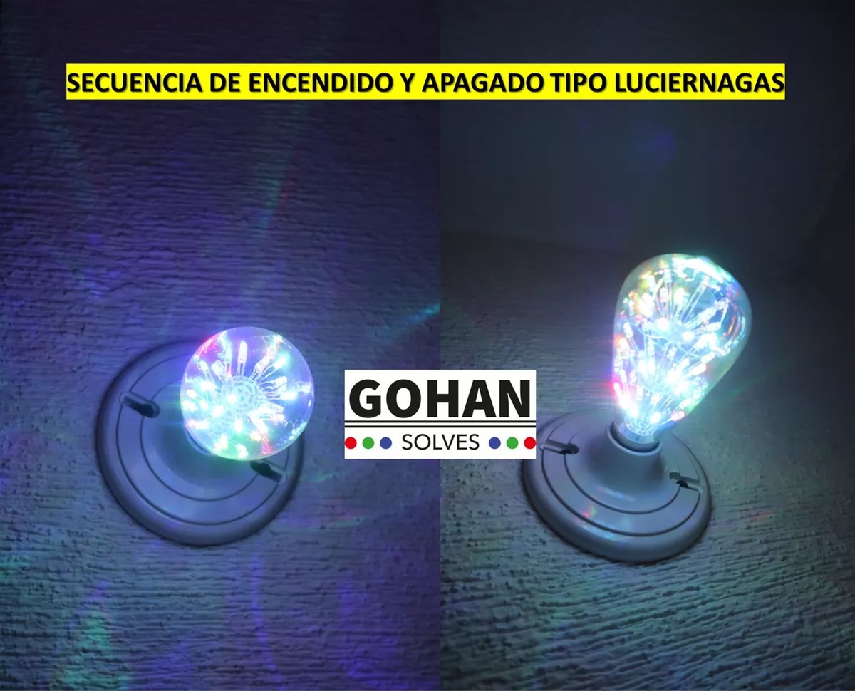 Foto 5 | Foco Luz Hada Led Luciérnaga Multicolores