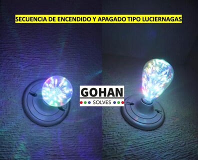 Foto 5 | Foco Luz Hada Led Luciérnaga Multicolores