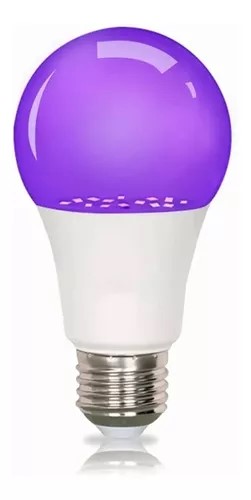 Foco Led Luz Negra Morada Efecto Neón Fluorescente 15w E27