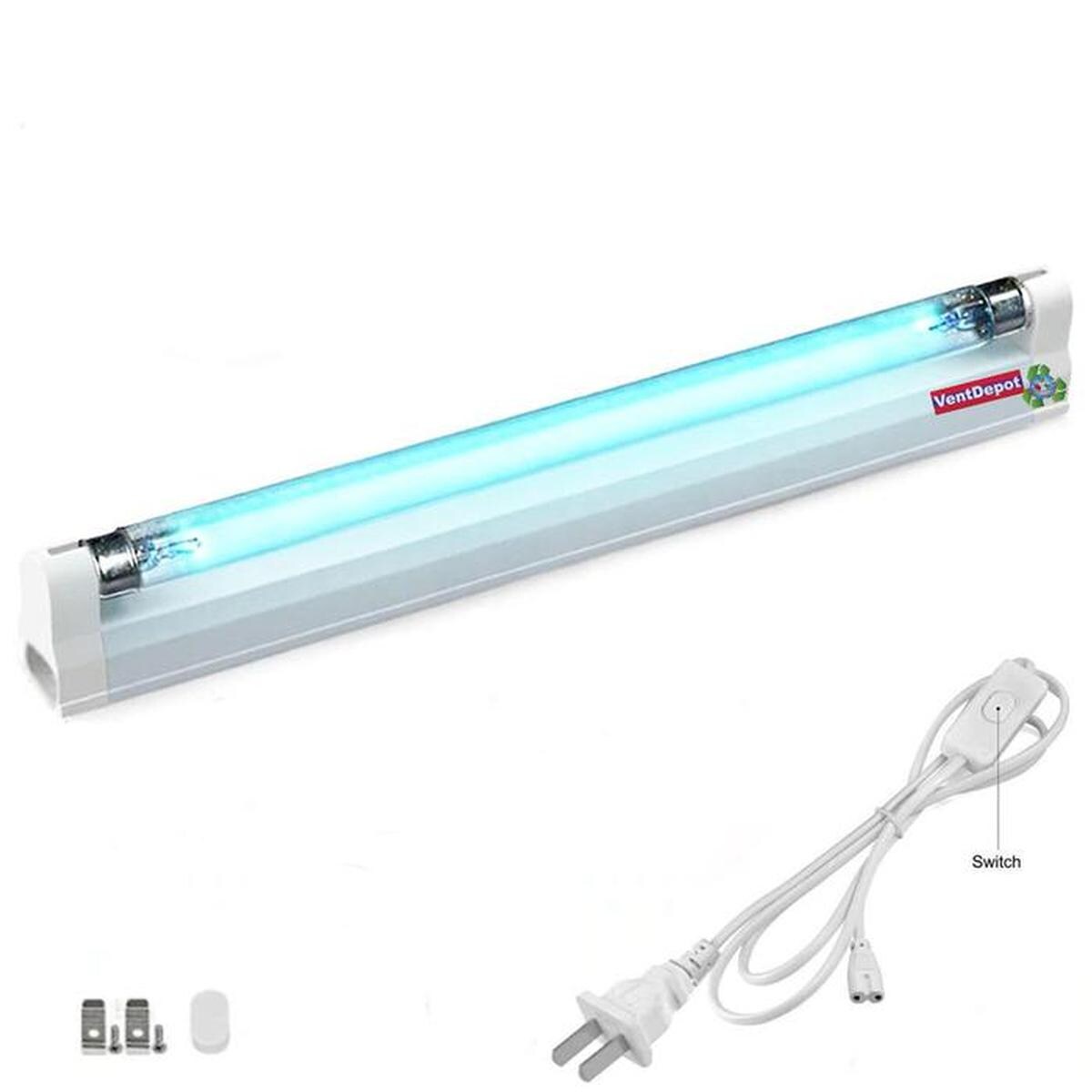 Lampara Led Uvc Alta Gama Ventdepot Mxtli-001 1 Pieza Blanco $488