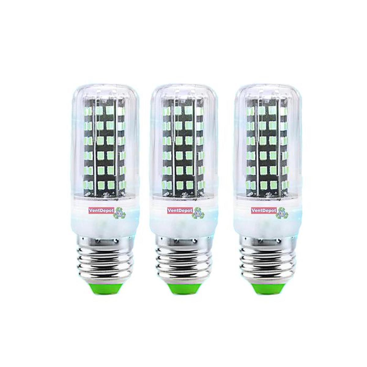 Foco Bombilla Uvc Brillante Ventdepot Mxlbb-003 3 Piezas Blanco