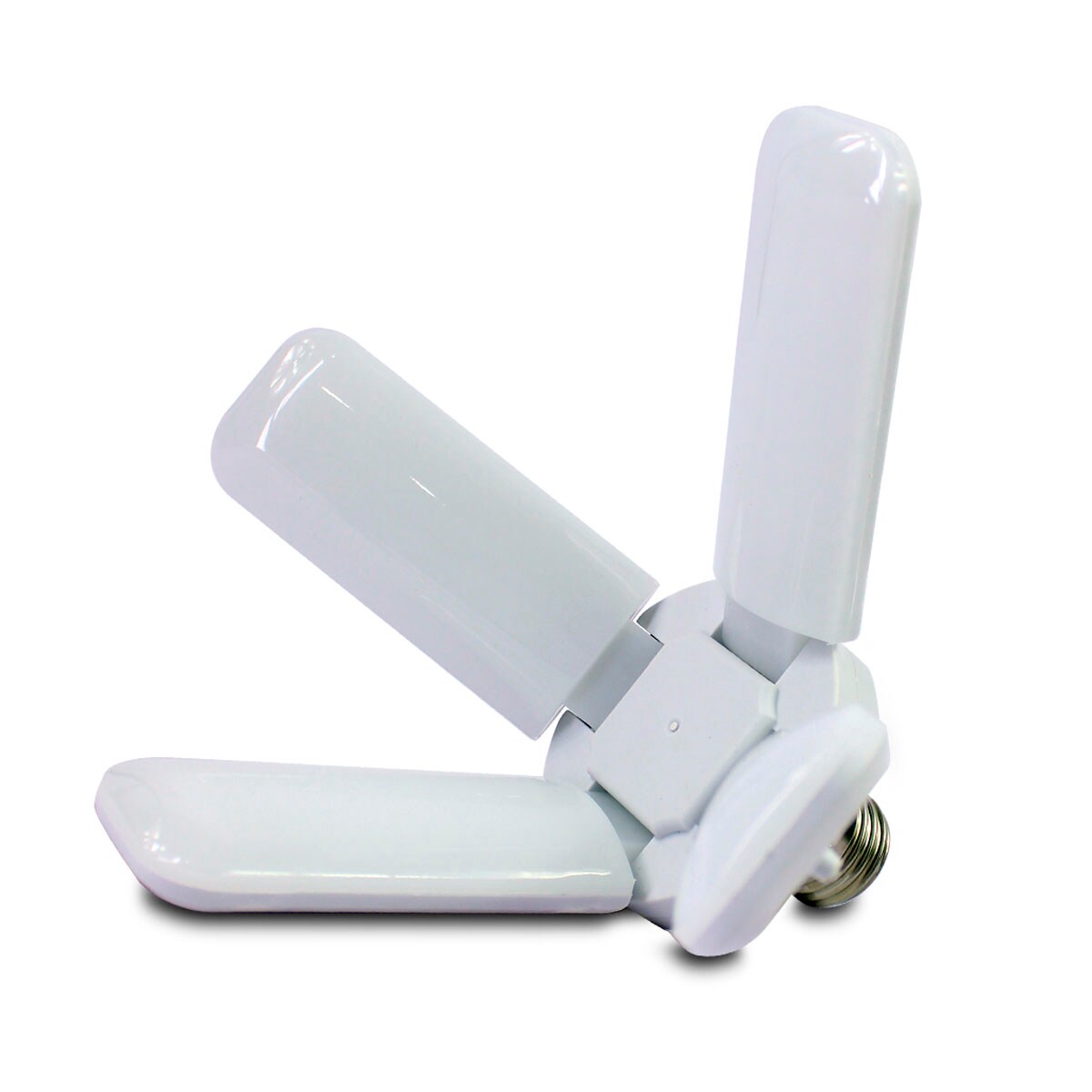 Foco Lampara Luz Led 28w Tipo Ventilador Ajustable 4 Aspas Plegables $220