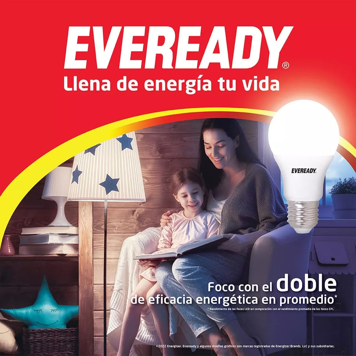 Foto 7 pulgar | Foco Led Eveready Ahorrador 8w 800 Lúmenes Luz Blanca