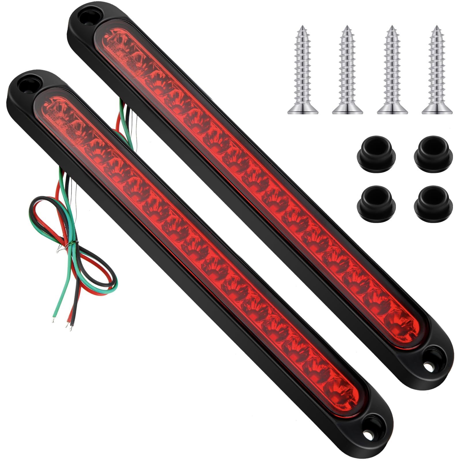 Foto 2 pulgar | Luz Trasera Para Remolque Frienda, 10 Pulgadas, 15 Led, 9 A 30 V - Venta Internacional.