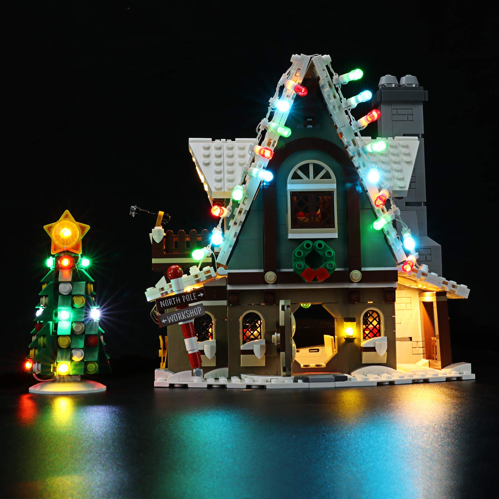 Set De Luces Para Bloques De Construcción De Elf Club House - Lightailing - Venta Internacional.