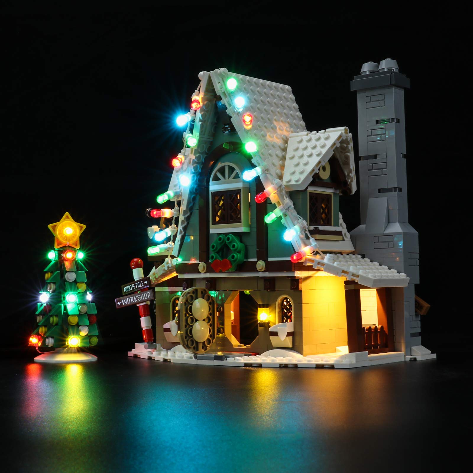 Foto 2 | Set De Luces Para Bloques De Construcción De Elf Club House - Lightailing - Venta Internacional.
