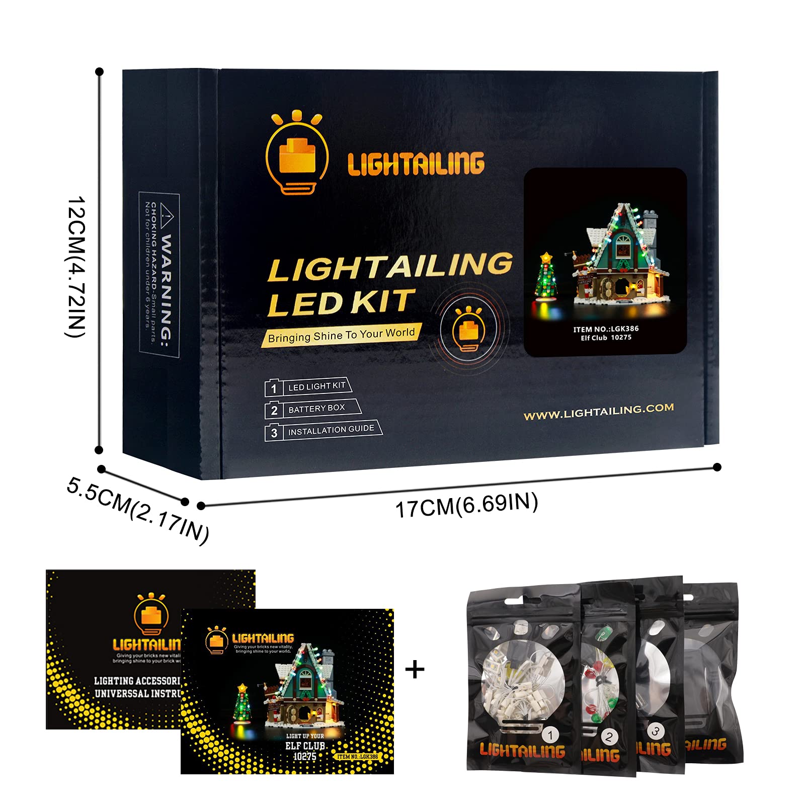 Foto 6 | Set De Luces Para Bloques De Construcción De Elf Club House - Lightailing - Venta Internacional.