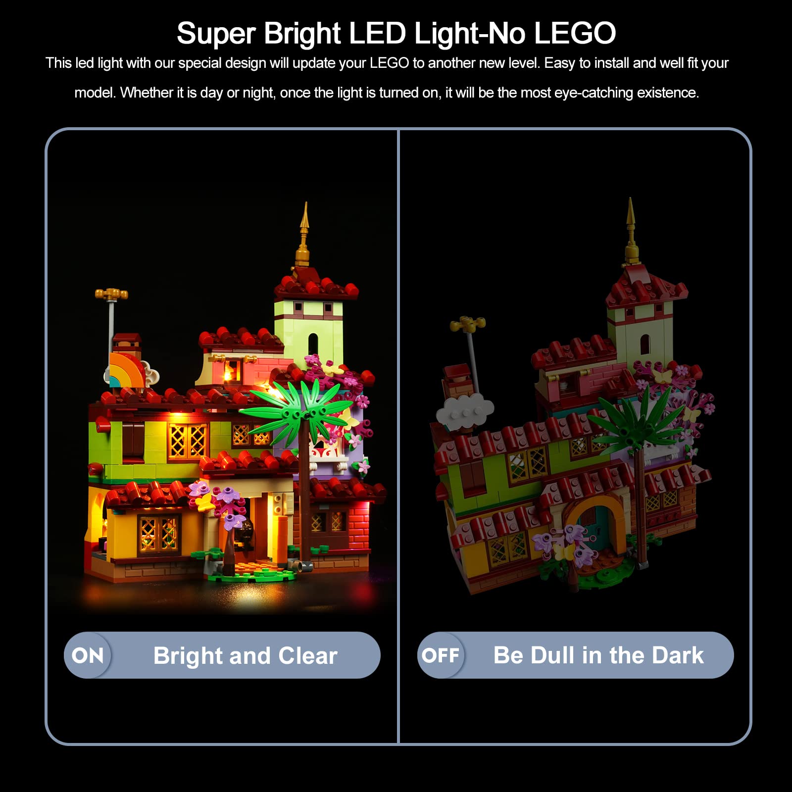 Foto 4 | Kit De Iluminación Led Para Lego Encanto House 43202 Brickbli - Venta Internacional.