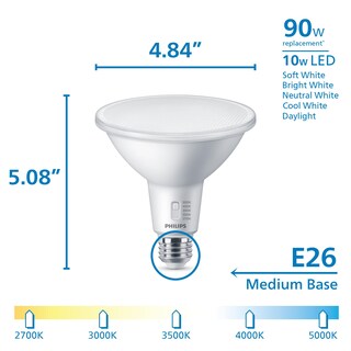 Foto 2 | Spot Led Philips Par38 De Repuesto De 90 W, 900 Lúmenes, 5 Cct, Paquete De 4 - Venta Internacional.