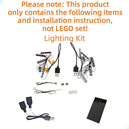 Foto 4 pulgar | Kit De Luces Led Geament Para Haunted House Lego 10273 Con Instr - Venta Internacional.
