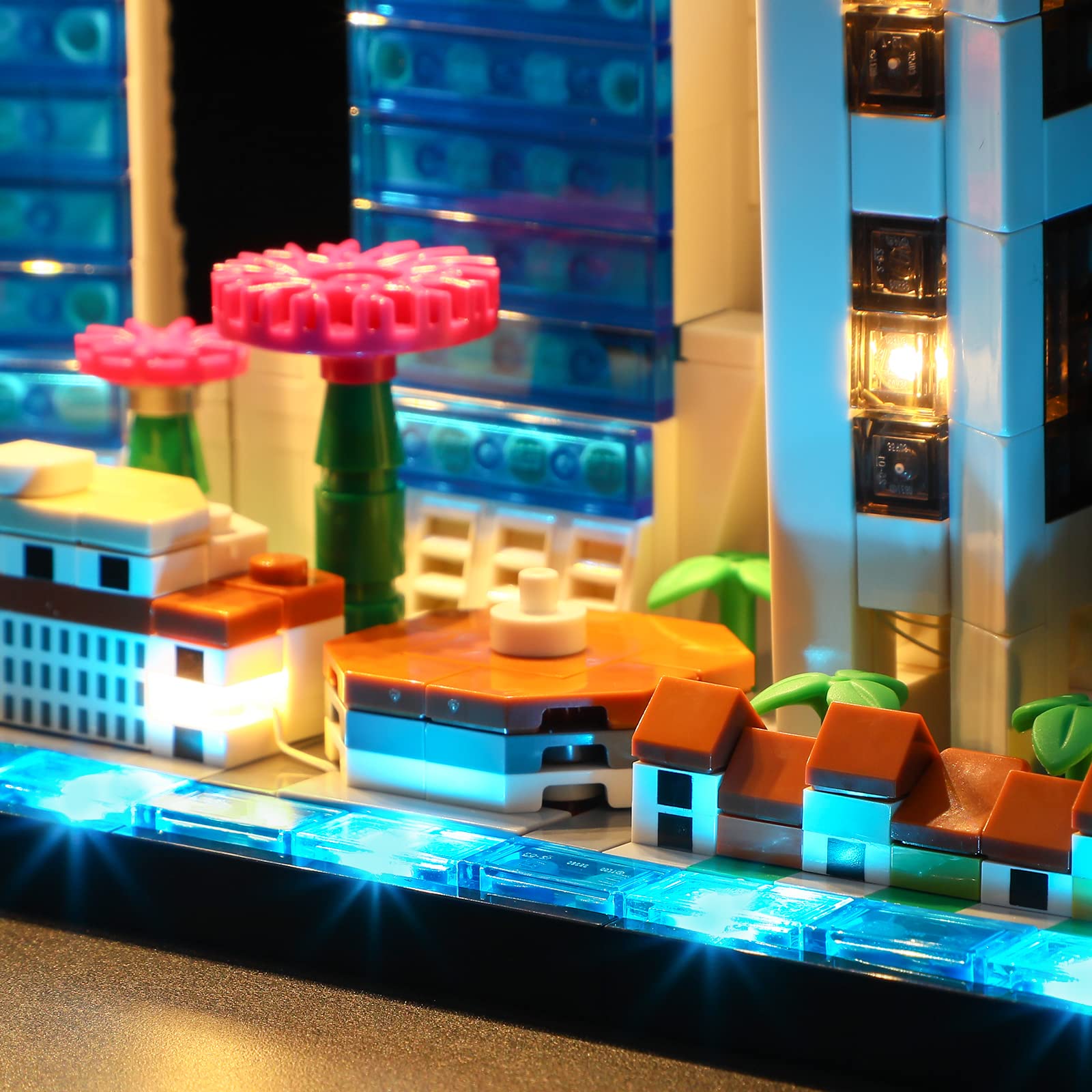 Foto 6 pulgar | Set De Luces Led Lightailing Para Lego 21057 Architecture Singap - Venta Internacional.