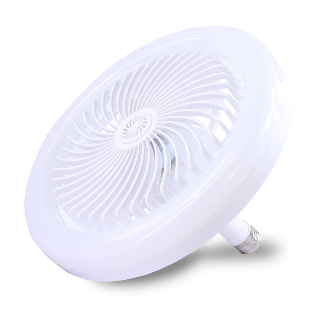 Bombillo de Techo Led Regulable con Ventilador y Control Remoto