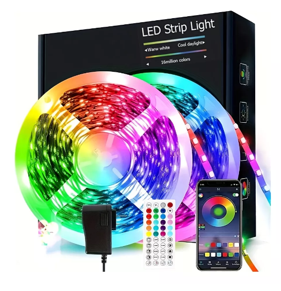 Foto 2 pulgar | Tira Luz Led 20 m Bluetooth App Control