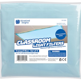 Foto 1 | Filtros De Luz Fluorescente Educational Insights Tranquil Blue - Venta Internacional.