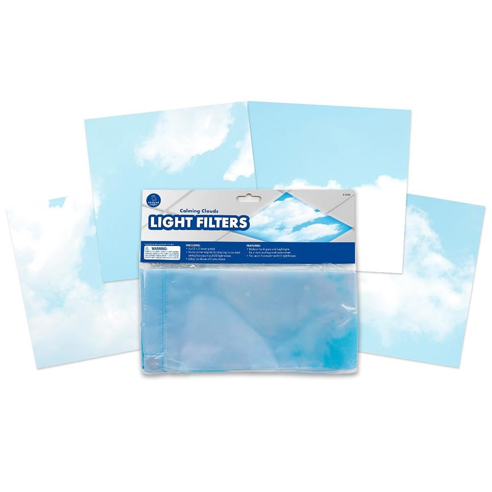 Paquete De 4 Filtros De Luz Educational Insights Calming Clouds - Venta Internacional.