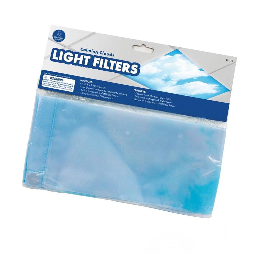 Foto 2 | Paquete De 4 Filtros De Luz Educational Insights Calming Clouds - Venta Internacional.