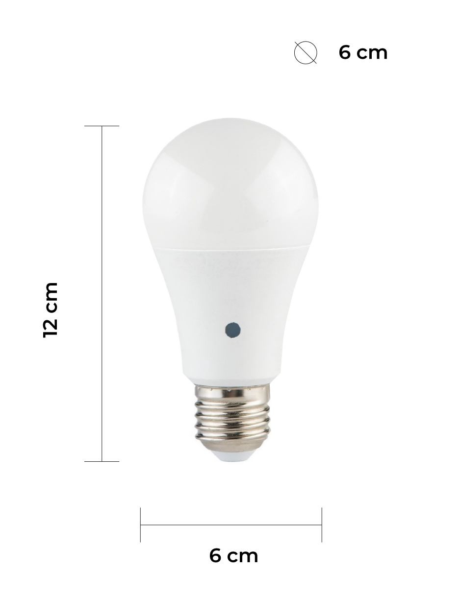 Foto 5 | Pack De 4 Focos Led Con Fotocelda Estevez 9 Watts Luz Blanca Fría