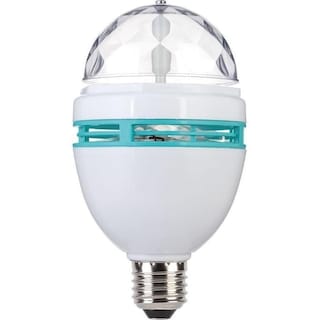 Foto 2 | Foco Led Crystal Ball Giratorio Luz Multicolor