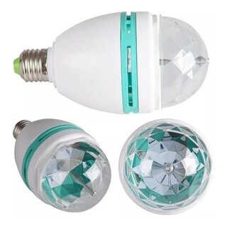 Foto 3 | Foco Led Crystal Ball Giratorio Luz Multicolor