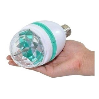 Foto 5 | Foco Led Crystal Ball Giratorio Luz Multicolor