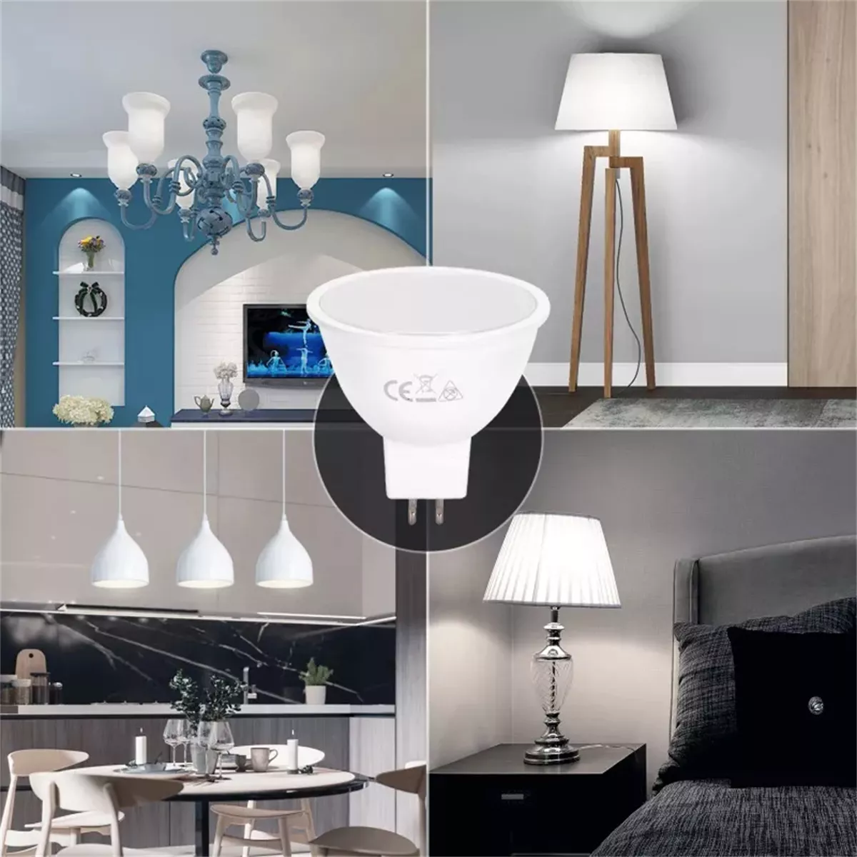 Foto 3 pulgar | Lampara Foco Led Ahorrador Gu10 10w 10pcs Aigostar