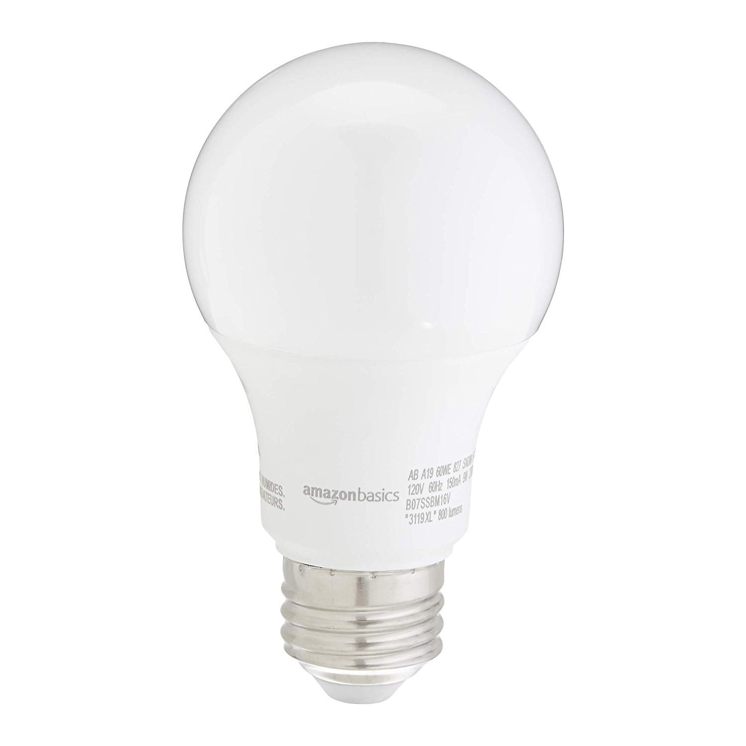 Foto 3 pulgar | Bombilla Led Amazon Basics A19, 9 W, 2700 K, E26, Paquete De 24 - Venta Internacional.