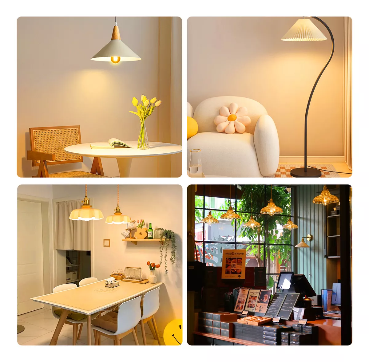 Foto 5 | Lampara Foco Vintage Led Ahorrador E27 A60 10w 10pcs