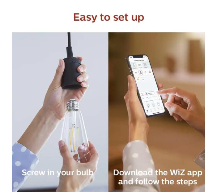 Foto 4 | Kit De Inicio Smart Wi-fi Wiz Connected Con Tira De Luz Blanca Y Color Regulable, 2 M Philips - Venta Internacional.