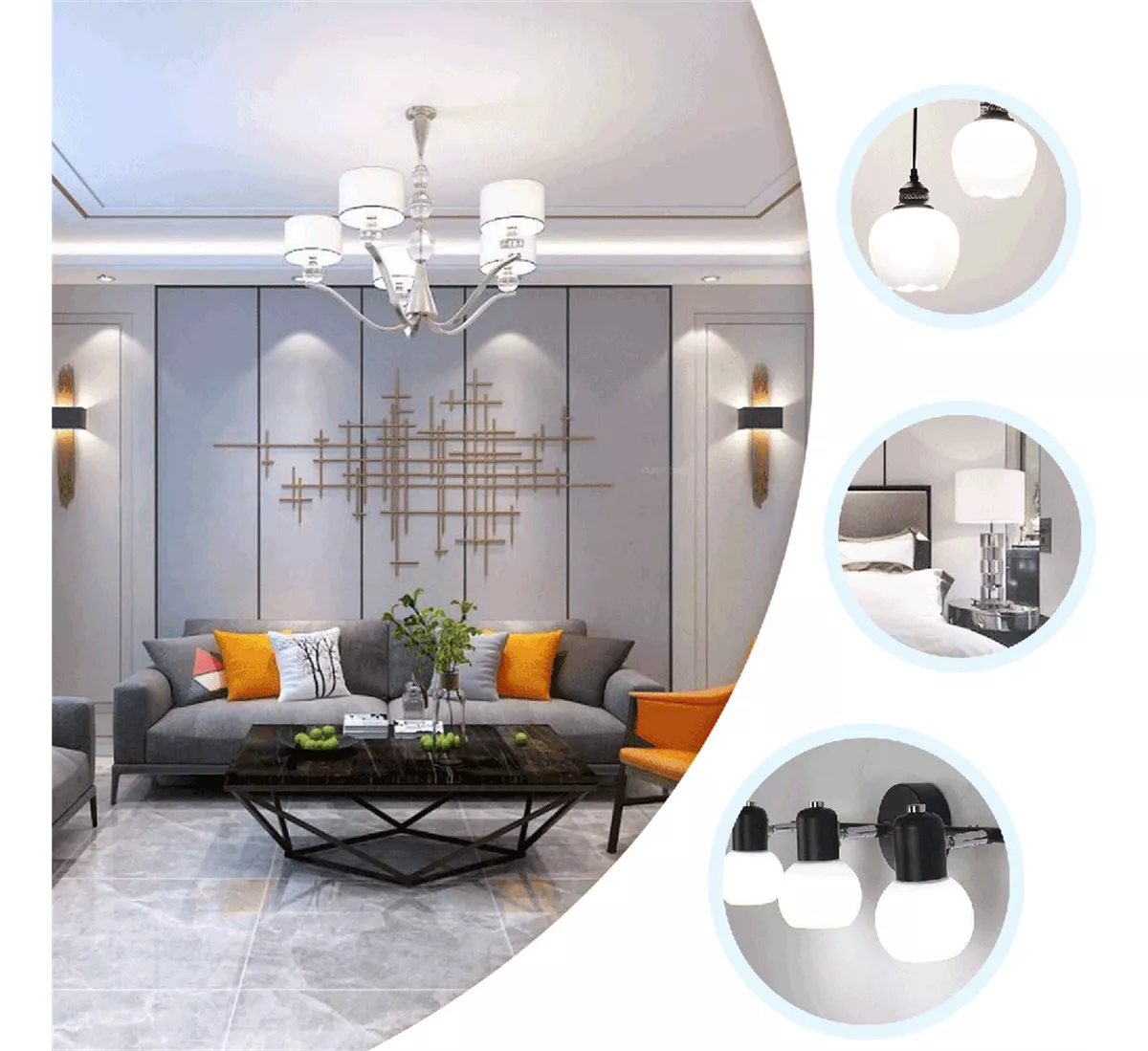 Foto 3 | Lampara Foco Led Ahorrador G45 E27 5w 10pcs Luz Blanca Fría