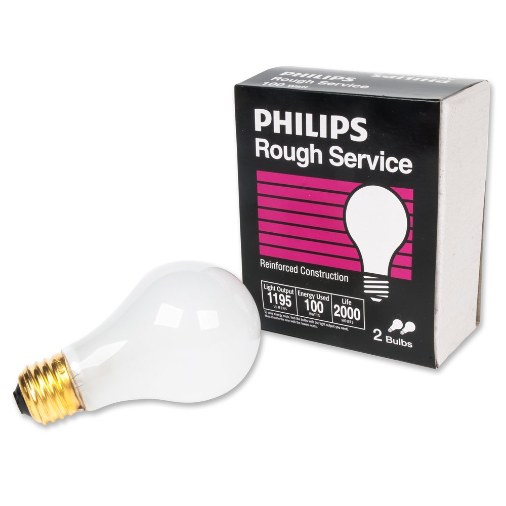 Focos Philips de 100 w 2 Piezas-Venta Internacional