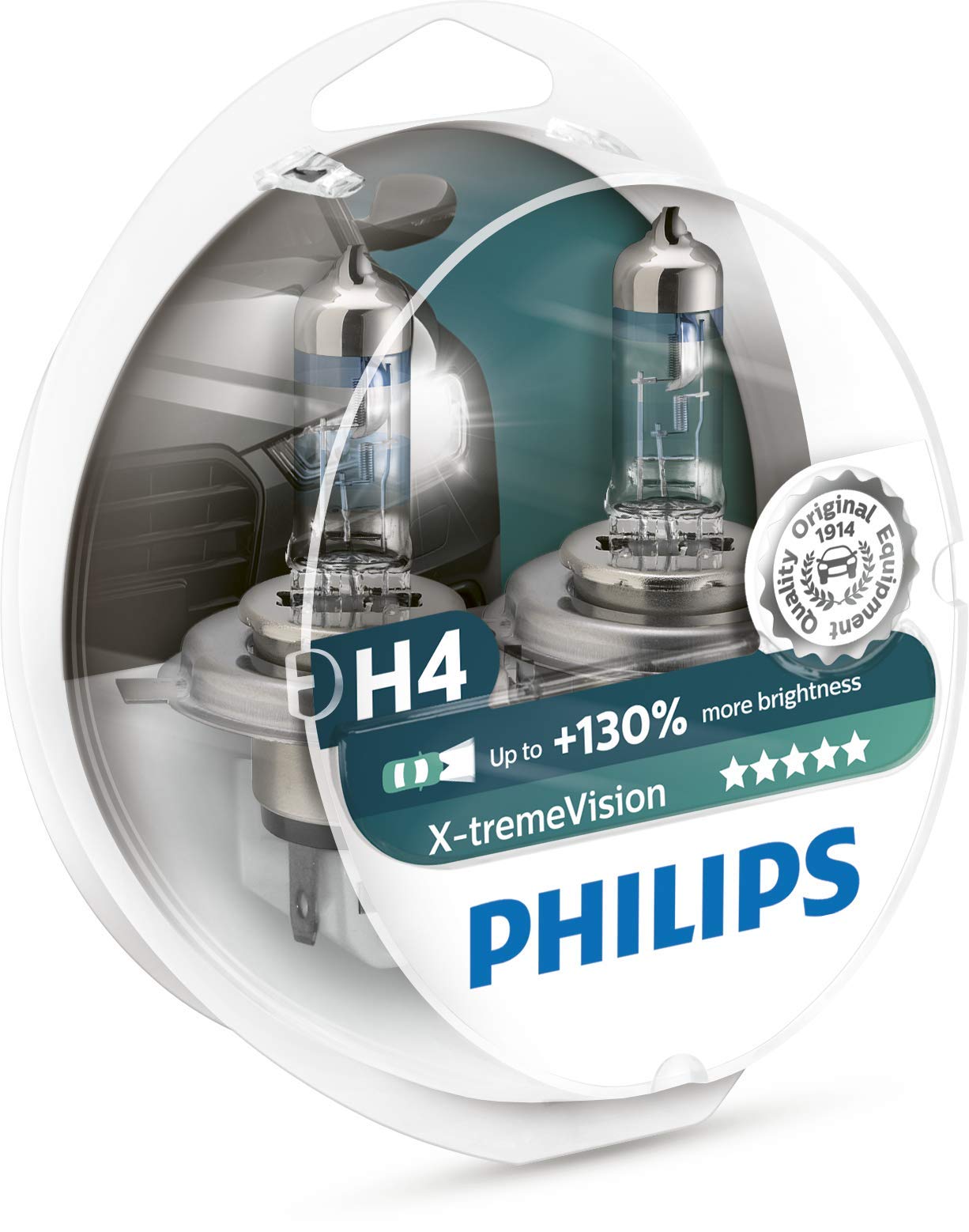 Foto 2 pulgar | Bombillas Para Faros Delanteros Philips X-treme Vision +130% H4 60/55w - Venta Internacional.