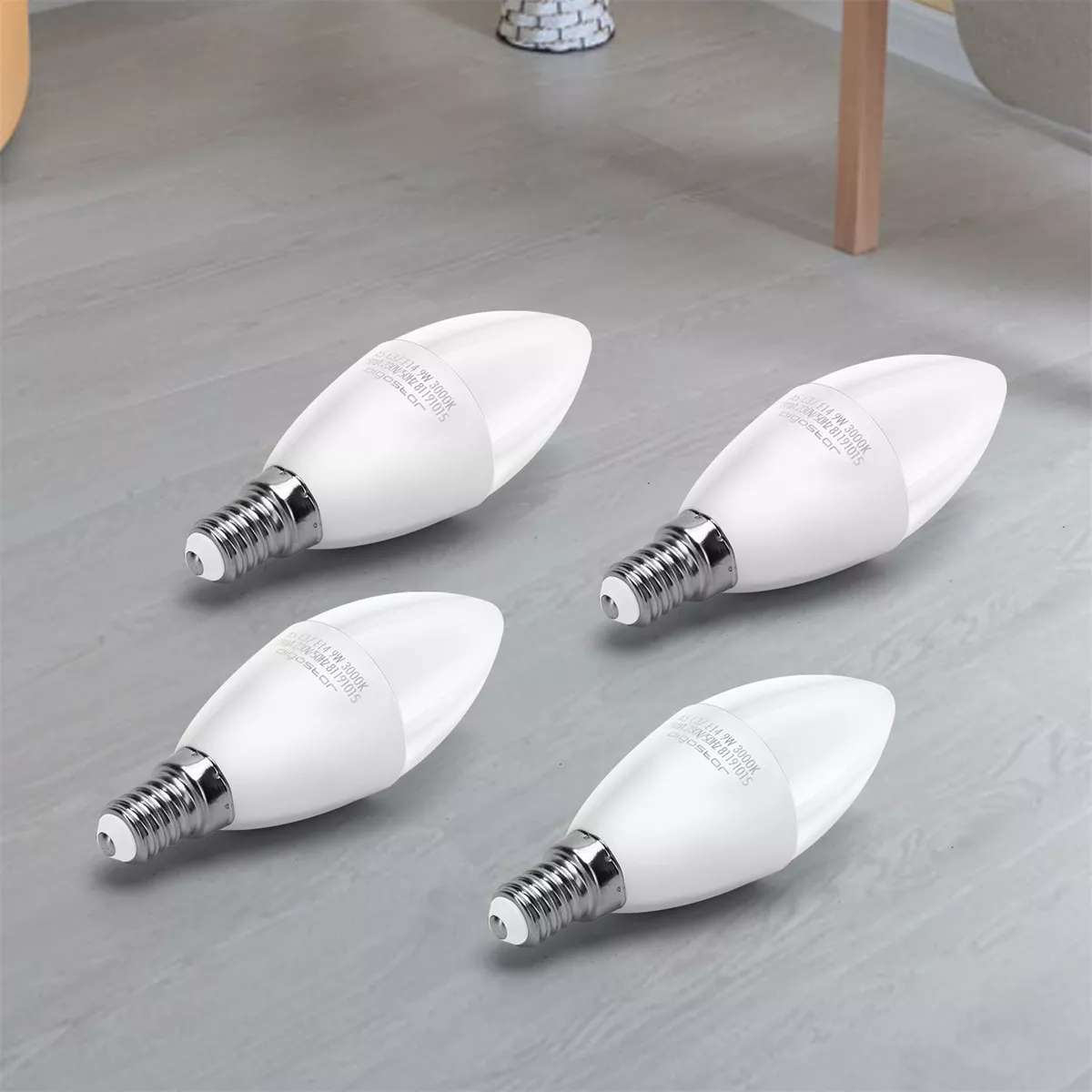 Foto 9 pulgar | Lampara Foco Led Ahorrador C37 E14 Luz Cálida 10w 10pcs