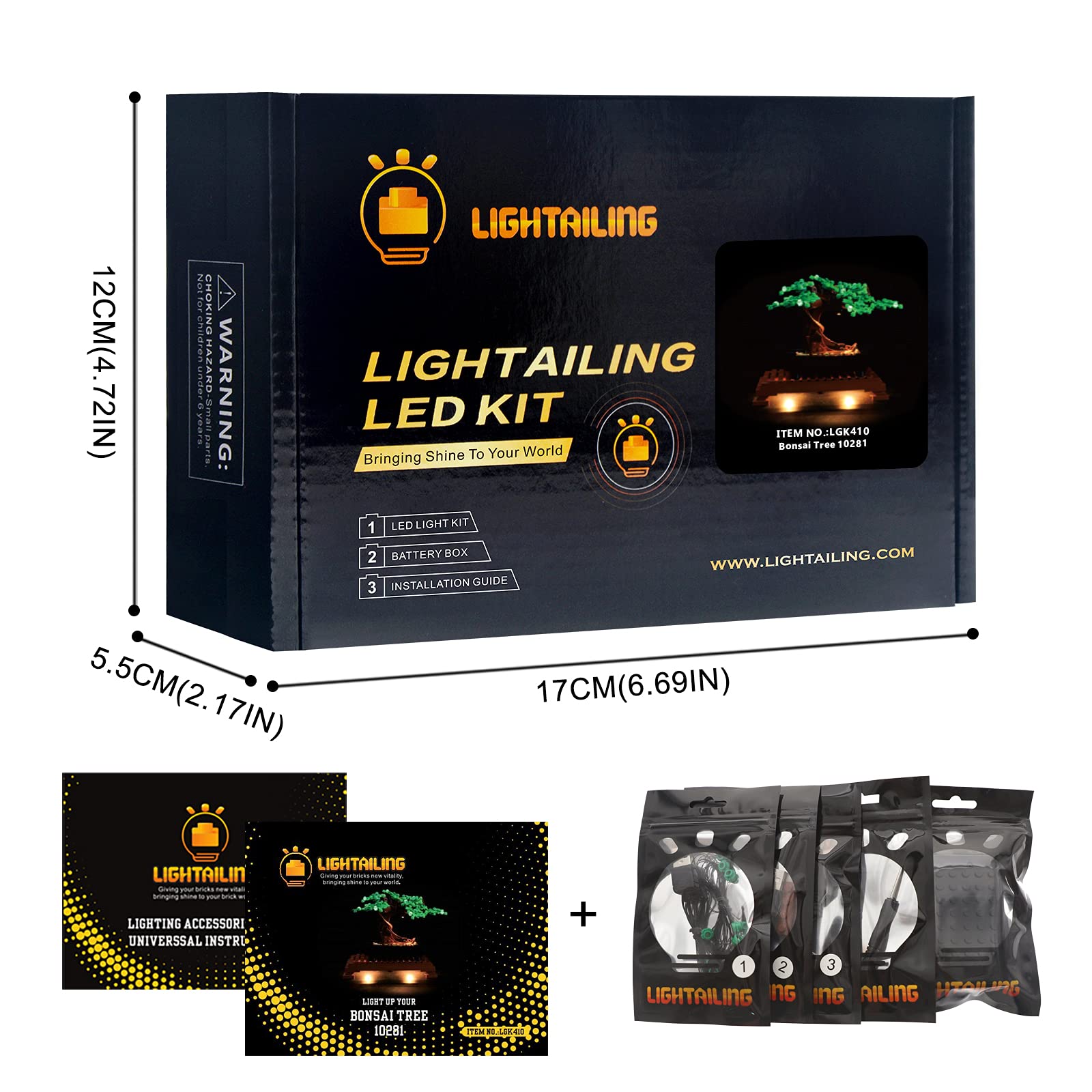 Foto 7 | Set De Luces Led Lightailing Para Bloques De Construcción Lego 10281 Bonsai - Venta Internacional.