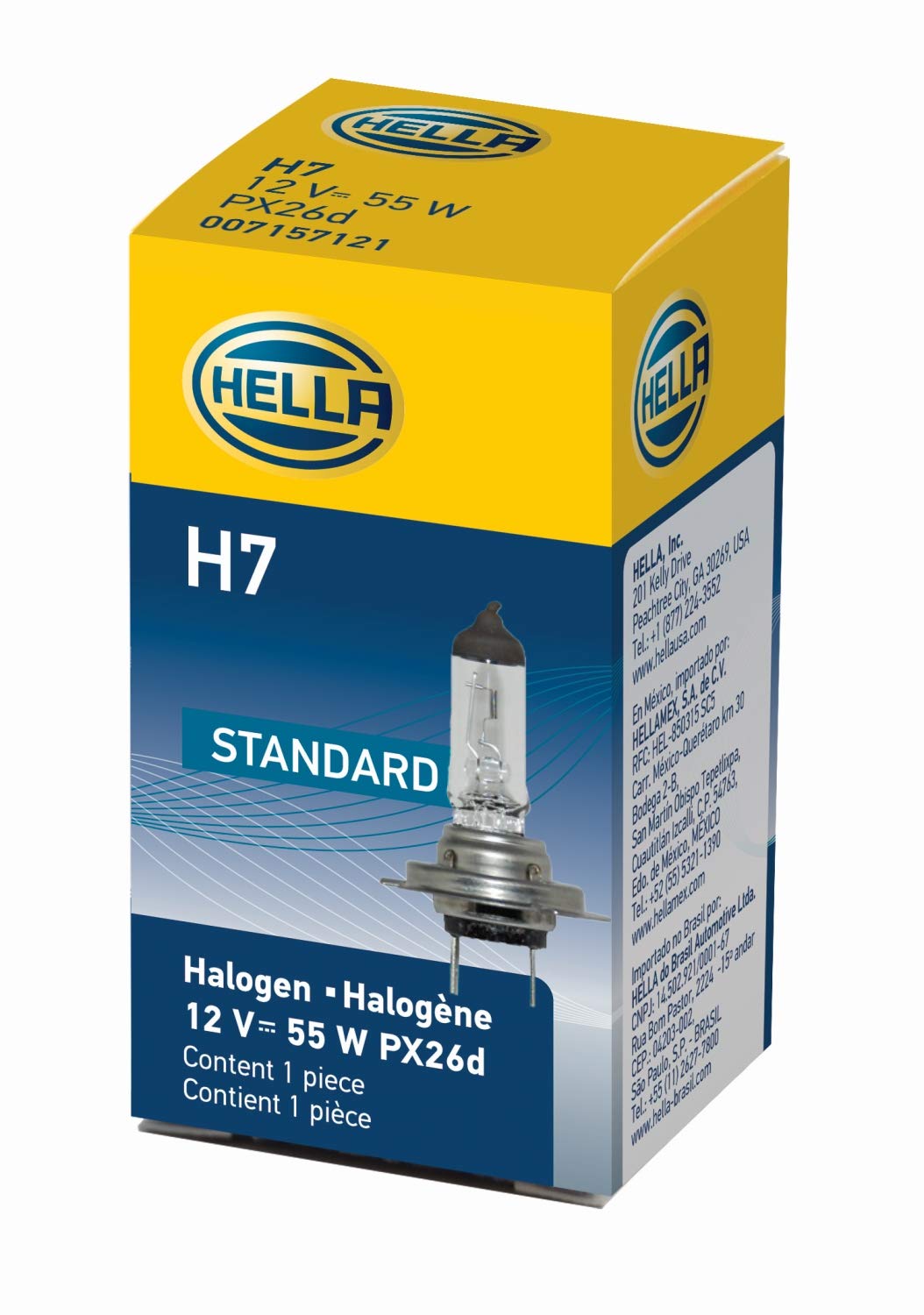 Foto 6 pulgar | Bombilla Halógena H7 Hella Standard Series - Venta Internacional.