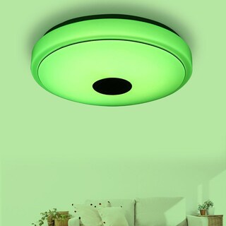 Foto 4 | Lámpara De Techo Con Altavoz Led Bluetooth De Montaje Empotrado, 30 W - Venta Internacional.