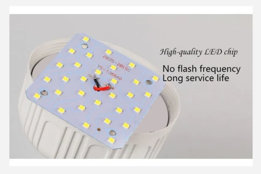 Foto 6 pulgar | Bombilla Led Ecológica De 20 W, E27, 6000 K, Luz Fría, 220 V - Venta Internacional.
