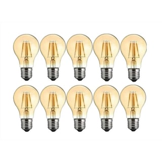 Foto 1 | Paquete De 10 Bombillas Led, Modelo Vintage A60, E27, 4 W, 540 Lm - Venta Internacional.