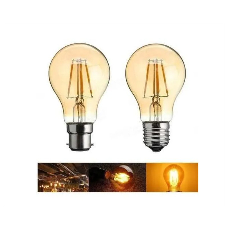 Foto 4 | Paquete De 10 Bombillas Led, Modelo Vintage A60, E27, 4 W, 540 Lm - Venta Internacional.