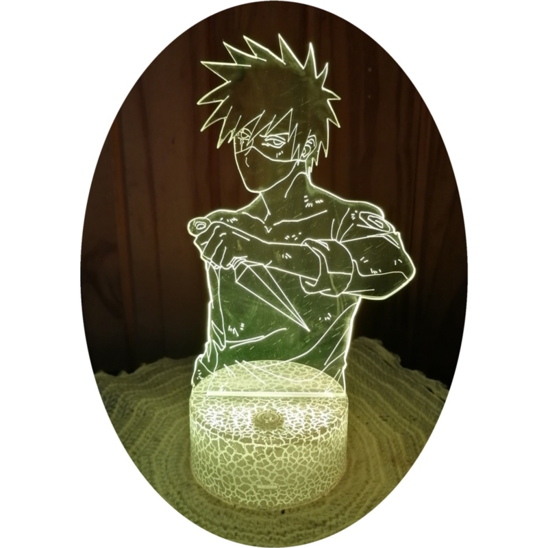 Foto 1 | Lámpara Illusion Kakashi Hatake 3d 7 Colores Led - Venta Internacional.