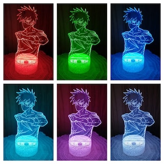 Foto 2 | Lámpara Illusion Kakashi Hatake 3d 7 Colores Led - Venta Internacional.